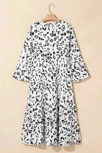 Maxi Dresses Snow Leopard Elegance Maxi Dress