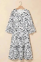 Maxi Dresses Snow Leopard Elegance Maxi Dress