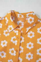 Maxi Dresses Yellow Flower Print Maxi Dress