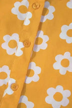 Maxi Dresses Yellow Flower Print Maxi Dress