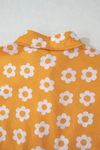 Maxi Dresses Yellow Flower Print Maxi Dress