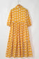 Maxi Dresses Yellow Flower Print Maxi Dress