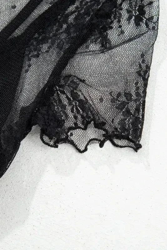 Mesh Blouses Black Orchid Mesh Blouse