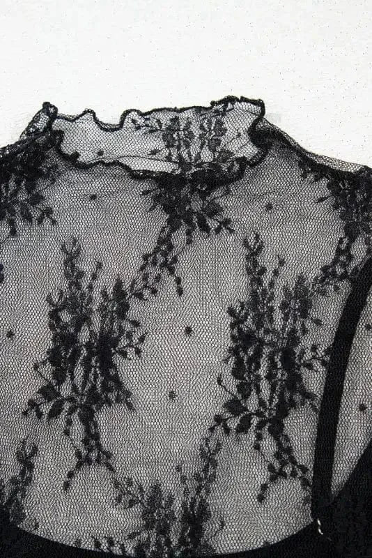 Mesh Blouses Black Orchid Mesh Blouse