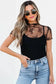 Mesh Blouses Black Orchid Mesh Blouse