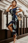 Midi Dresses Blossom Midi Bodycon Dress