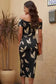 Midi Dresses Blossom Midi Bodycon Dress