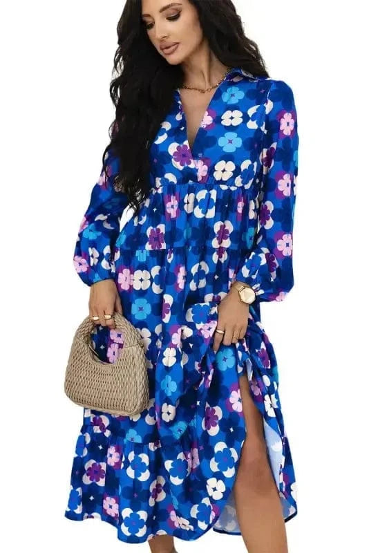 Midi Dresses Country Charm Floral Midi Dress