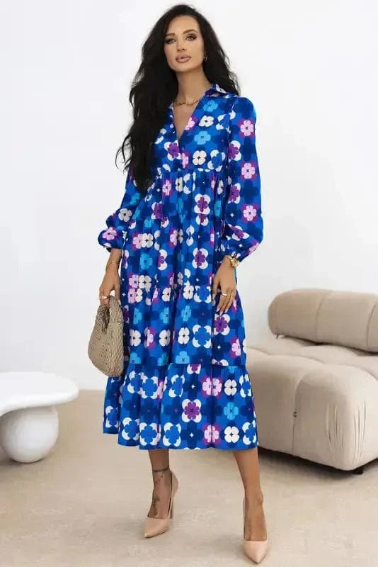 Midi Dresses Country Charm Floral Midi Dress