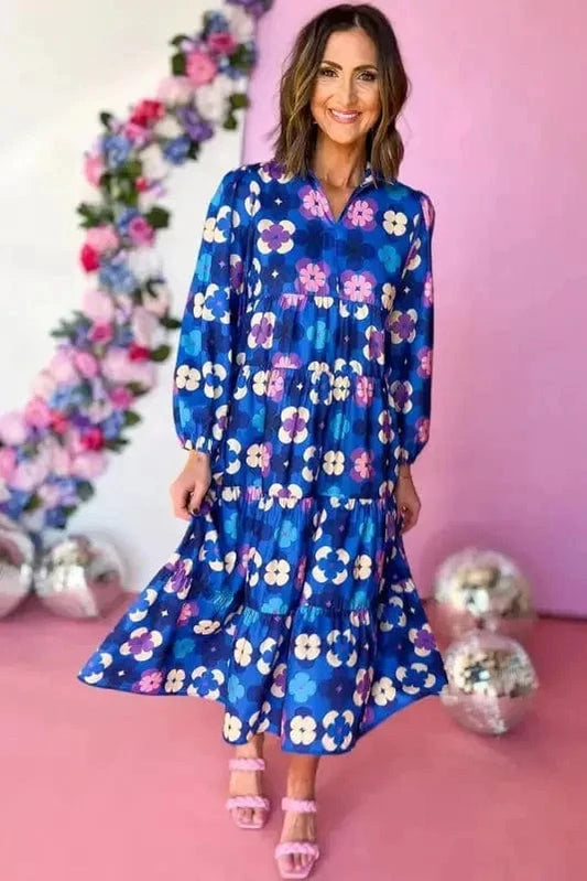 Midi Dresses Country Charm Floral Midi Dress
