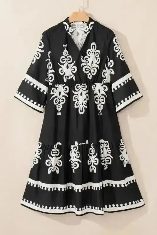 Midi Dresses Desert Mirage Loose Midi Dress