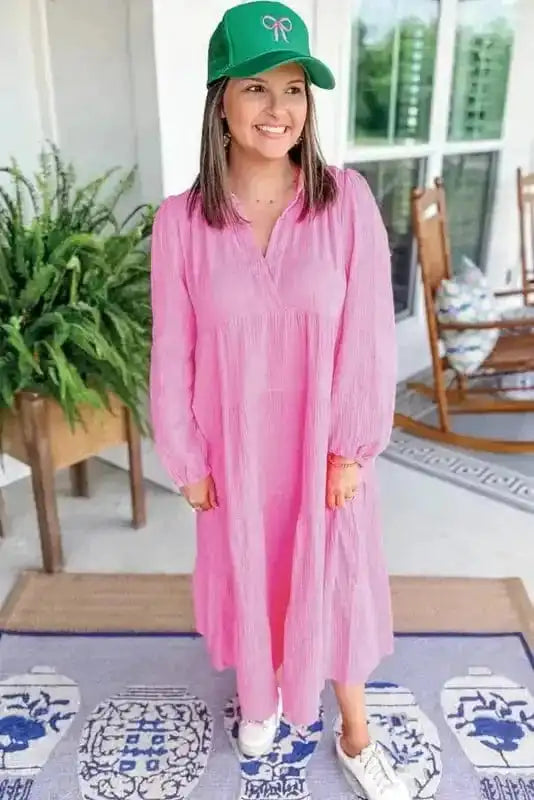 Midi Dresses Flowing Grace Midi Dress