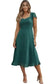 Midi Dresses Marine Muse Midi Dress - Open Back Sweetheart Neck
