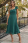 Midi Dresses Marine Muse Midi Dress - Open Back Sweetheart Neck