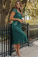 Midi Dresses Marine Muse Midi Dress - Open Back Sweetheart Neck