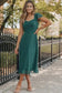 Midi Dresses Marine Muse Midi Dress - Open Back Sweetheart Neck