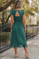 Midi Dresses Marine Muse Midi Dress - Open Back Sweetheart Neck