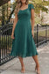 Midi Dresses Marine Muse Midi Dress - Open Back Sweetheart Neck