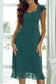 Midi Dresses Marine Muse Midi Dress - Open Back Sweetheart Neck