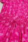 Midi Dresses Rose Red Floral Midi Dress - Pleated Flowy