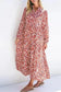 Midi Dresses Sunset Silhouette Pleated Midi Dress