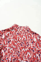 Midi Dresses Sunset Silhouette Pleated Midi Dress