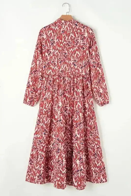 Midi Dresses Sunset Silhouette Pleated Midi Dress