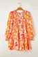 Mini Dresses Abstract Aura Smocked Mini Dress
