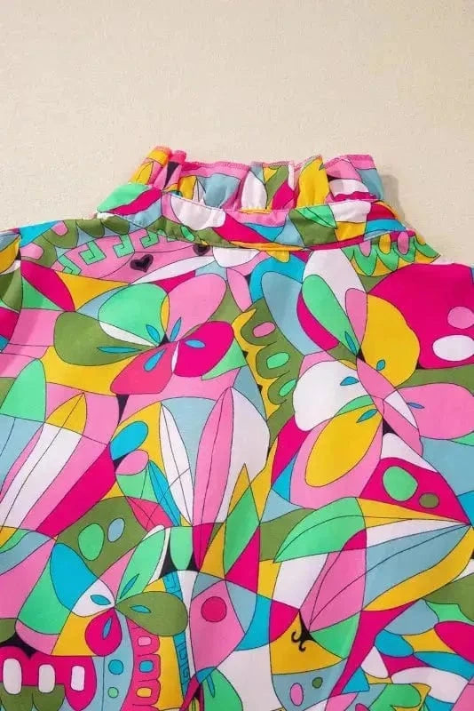 Mini Dresses Abstract Elegance Mini Dress