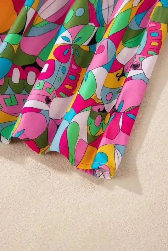 Mini Dresses Abstract Elegance Mini Dress