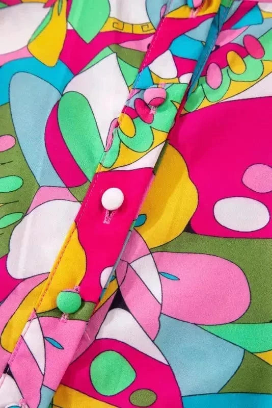 Mini Dresses Abstract Elegance Mini Dress