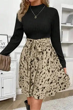 Mini Dresses Artisanal A-Line Ribbed Dress