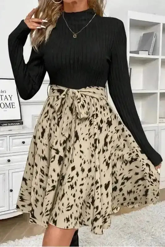 Mini Dresses Artisanal A-Line Ribbed Dress