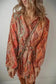 Mini Dresses Autumn Elegance Paisley Mini Dress