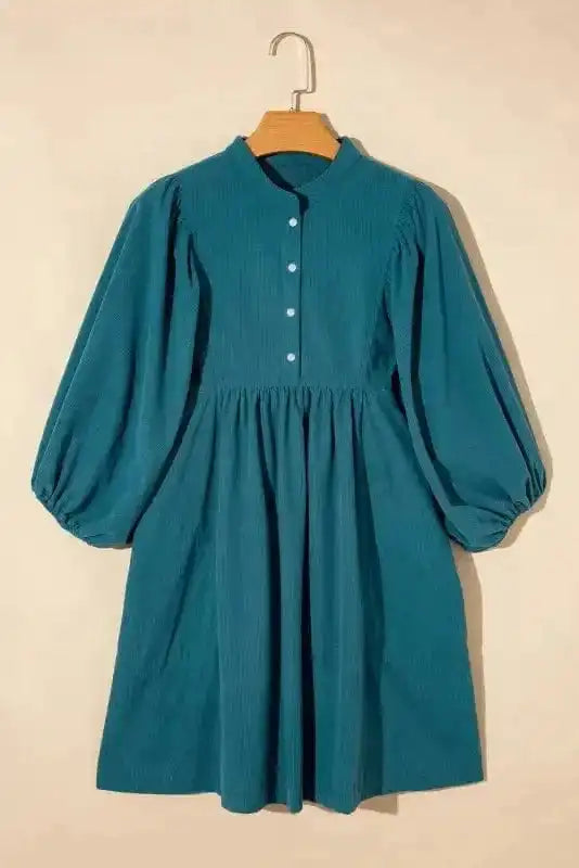 Mini Dresses Autumn Embrace Corduroy Dress