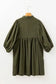 Mini Dresses Autumn Empire Corduroy Dress - Vineyard Green