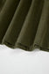 Mini Dresses Autumn Empire Corduroy Dress - Vineyard Green