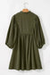 Mini Dresses Autumn Empire Corduroy Dress - Vineyard Green