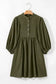 Mini Dresses Autumn Empire Corduroy Dress - Vineyard Green