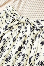 Mini Dresses Belted Elegance Knit Dress