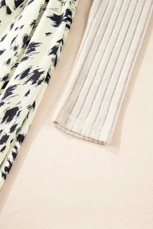 Mini Dresses Belted Elegance Knit Dress