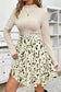 Mini Dresses Belted Elegance Knit Dress