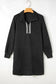 Mini Dresses Black / S / 97%Polyester+3%Elastane Jacquard Zipper Shift Dress
