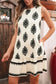 Mini Dresses Boho Bowknot Back Mini Dress