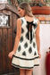 Mini Dresses Boho Bowknot Back Mini Dress