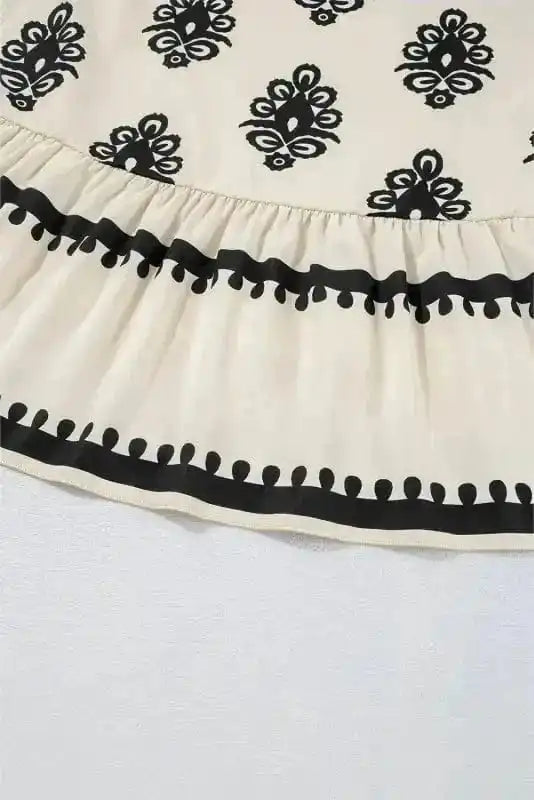 Mini Dresses Boho Bowknot Back Mini Dress