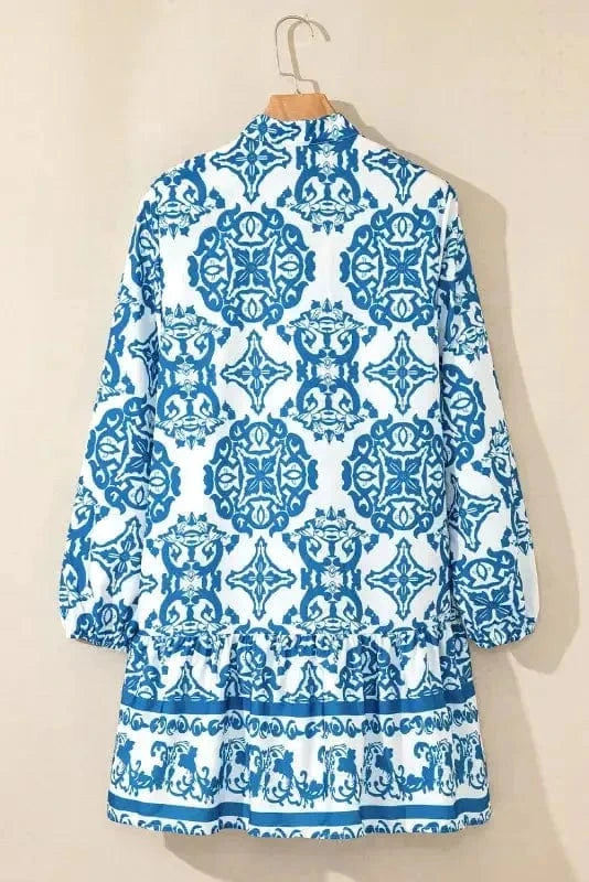 Mini Dresses Boho Chic Notch Dress