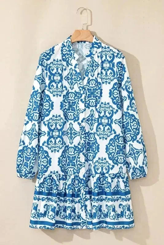 Mini Dresses Boho Chic Notch Dress