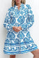 Mini Dresses Boho Chic Notch Dress