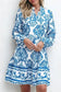 Mini Dresses Boho Chic Notch Dress